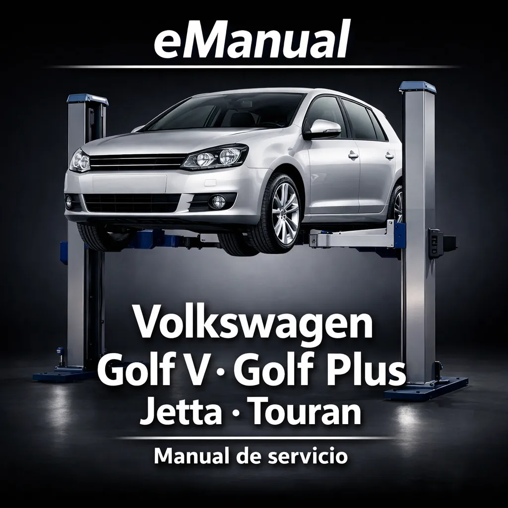 eManual de servicio Volkswagen Golf V, Golf Plus, Jetta y Touran