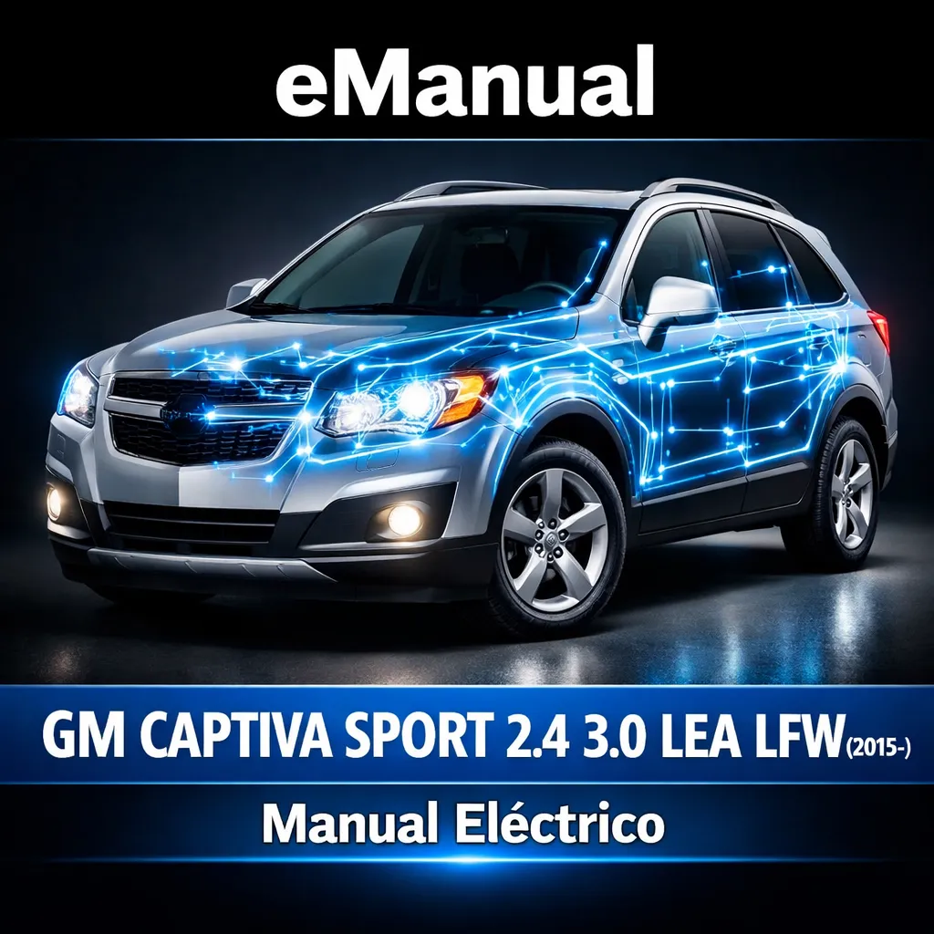 eManual eléctrico GM Captiva Sport 2.4 y 3.0: arranque, carga y motor (2015-)