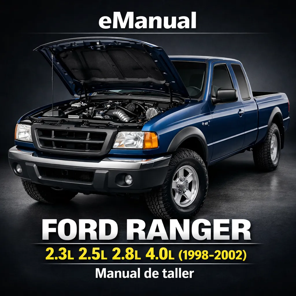 eManual de taller Ford Ranger 2.3L 2.5L 2.8L 4.0L (1998-2002) (2982 Páginas)