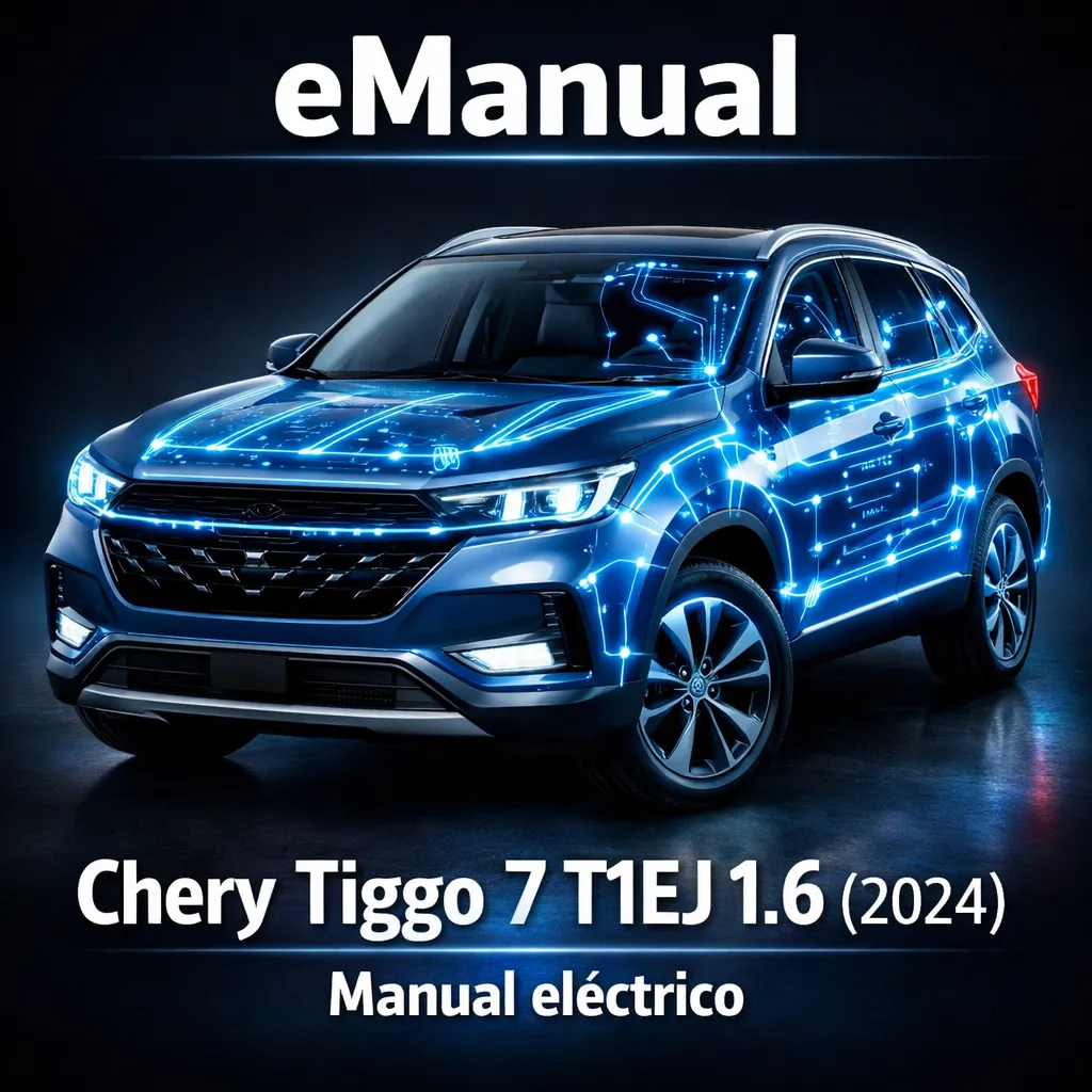 eManual eléctrico Chery Tiggo 7 T1EJ 1.6 (2024) (189 Páginas)
