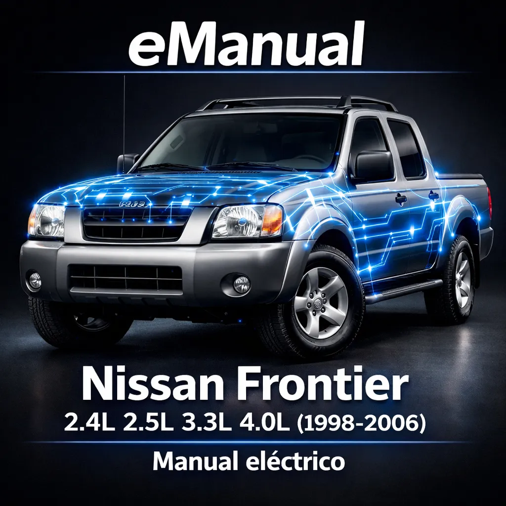 eManual eléctrico Nissan Frontier 2.4L 2.5L 3.3L 4.0L (1998-2006) (608 Páginas)