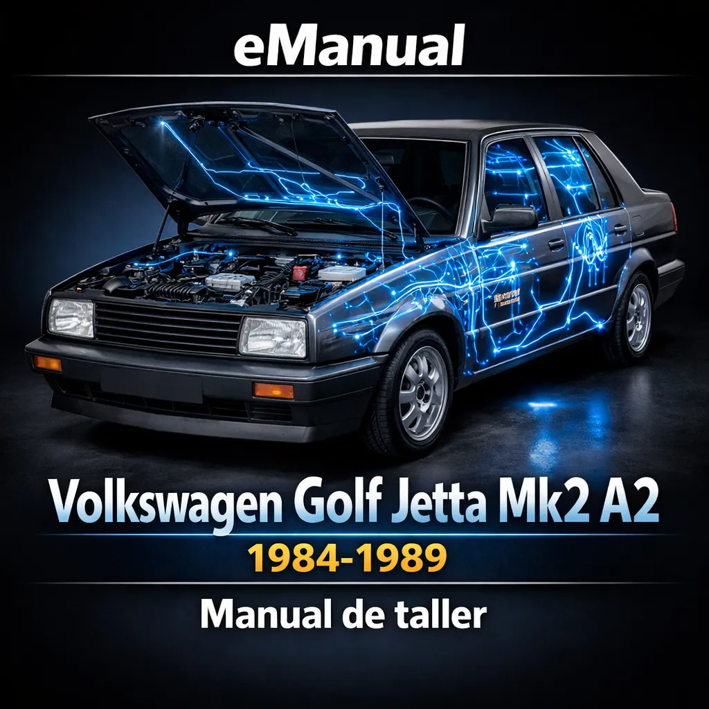 eManual de taller Volkswagen Golf Jetta Mk2 A2 (1984-1989) (56 Páginas)
