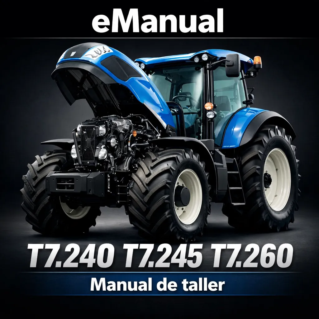 eManual de taller T7.240 T7.245 T7.260 (2108 Páginas)