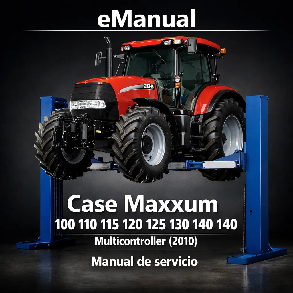eManual de servicio Case Maxxum 100 110 115 120 125 130 140 Multicontroller (2010) (3970 Páginas)