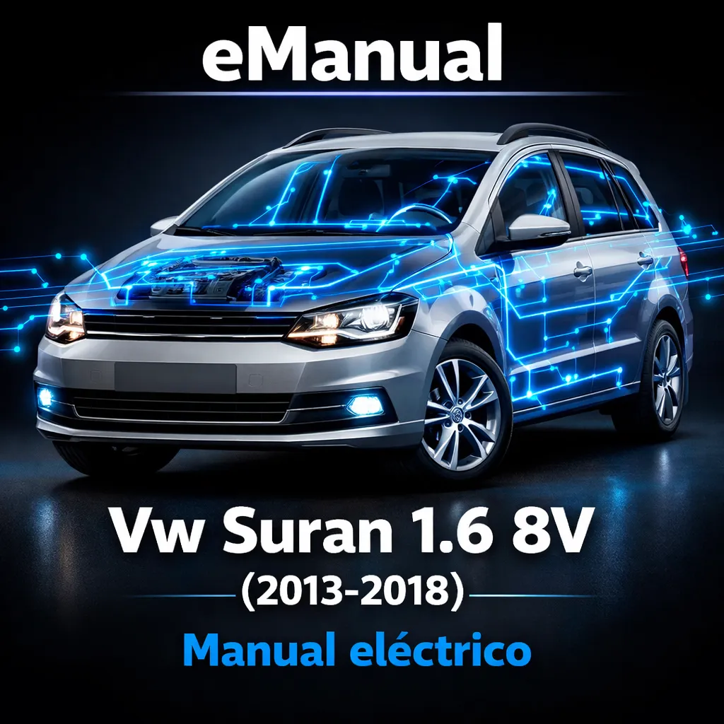 eManual eléctrico Vw Suran 1.6 8V (2013-2018) (400 Páginas)